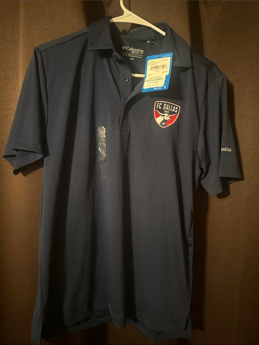 Columbia Men’s Navy FC Dallas Polo S/P